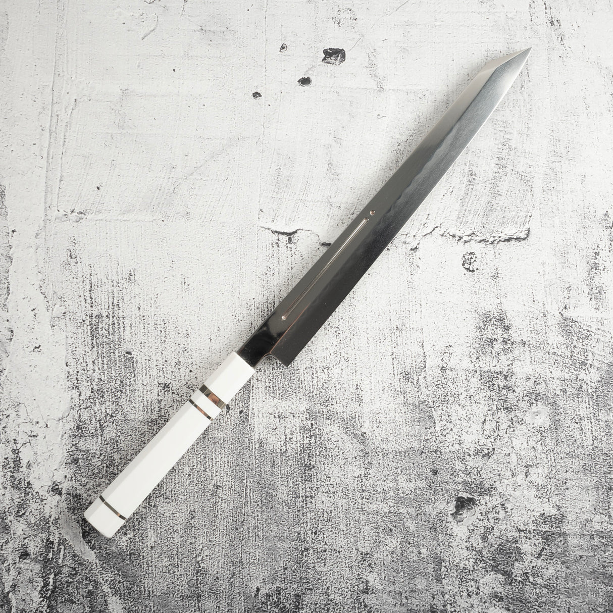 池田鍛錬所 青一鋼 水本焼 切付柳刃 300mm 盛箸セット