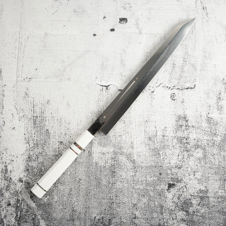 池田鍛錬所 青一鋼 水本焼 切付柳刃 300mm 盛箸セット