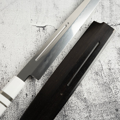 池田鍛錬所 青一鋼 水本焼 柳刃 300mm 盛箸セット #2