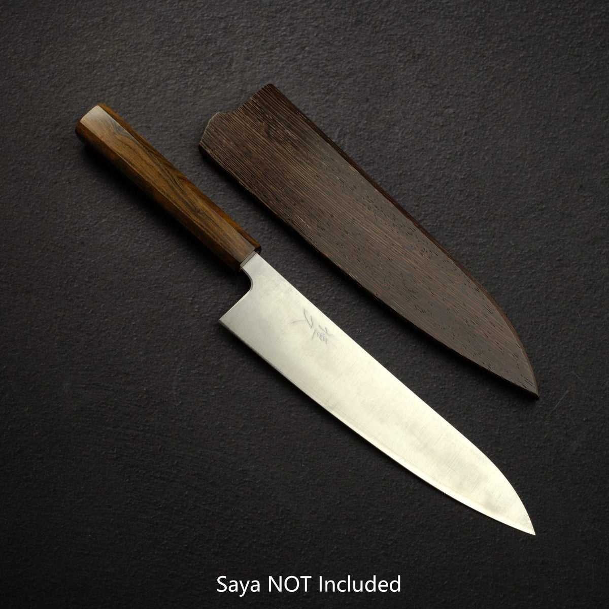 Tsunehisa Ginsan Migaki Gyuto 210mm, Black Chacate Handle