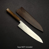 Tsunehisa Ginsan Migaki Gyuto 210mm, Black Chacate Handle