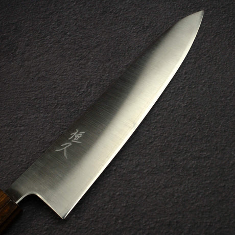 Tsunehisa Ginsan Migaki Gyuto 210mm, Black Chacate Handle