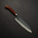 Kouki Blue2 Kurouchi Santoku 180mm - Pau Rosa Handle