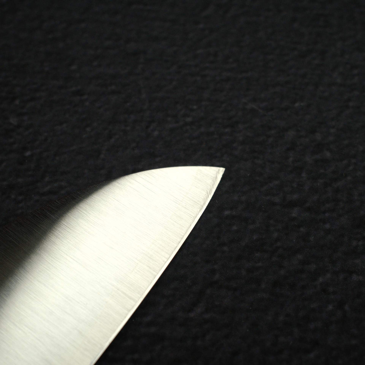 Sukenari ZDP-189 Hairline Santoku 195mm, Ebony Handle with Blonde/Marble Ferrule