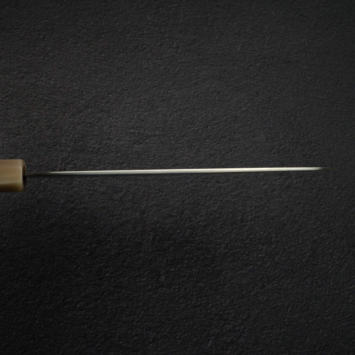 Sukenari ZDP-189 Hairline Santoku 195mm, Ebony Handle with Blonde/Marble Ferrule