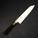 Sukenari ZDP-189 Hairline K-tip Gyuto 240mm, Ebony Handle with Blonde/Marble Ferrule