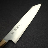 Sukenari ZDP-189 Hairline K-tip Gyuto 240mm, Ebony Handle with Blonde/Marble Ferrule