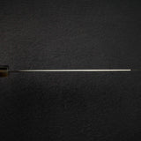 Sukenari ZDP-189 Hairline K-tip Gyuto 240mm, Ebony Handle with Blonde/Marble Ferrule