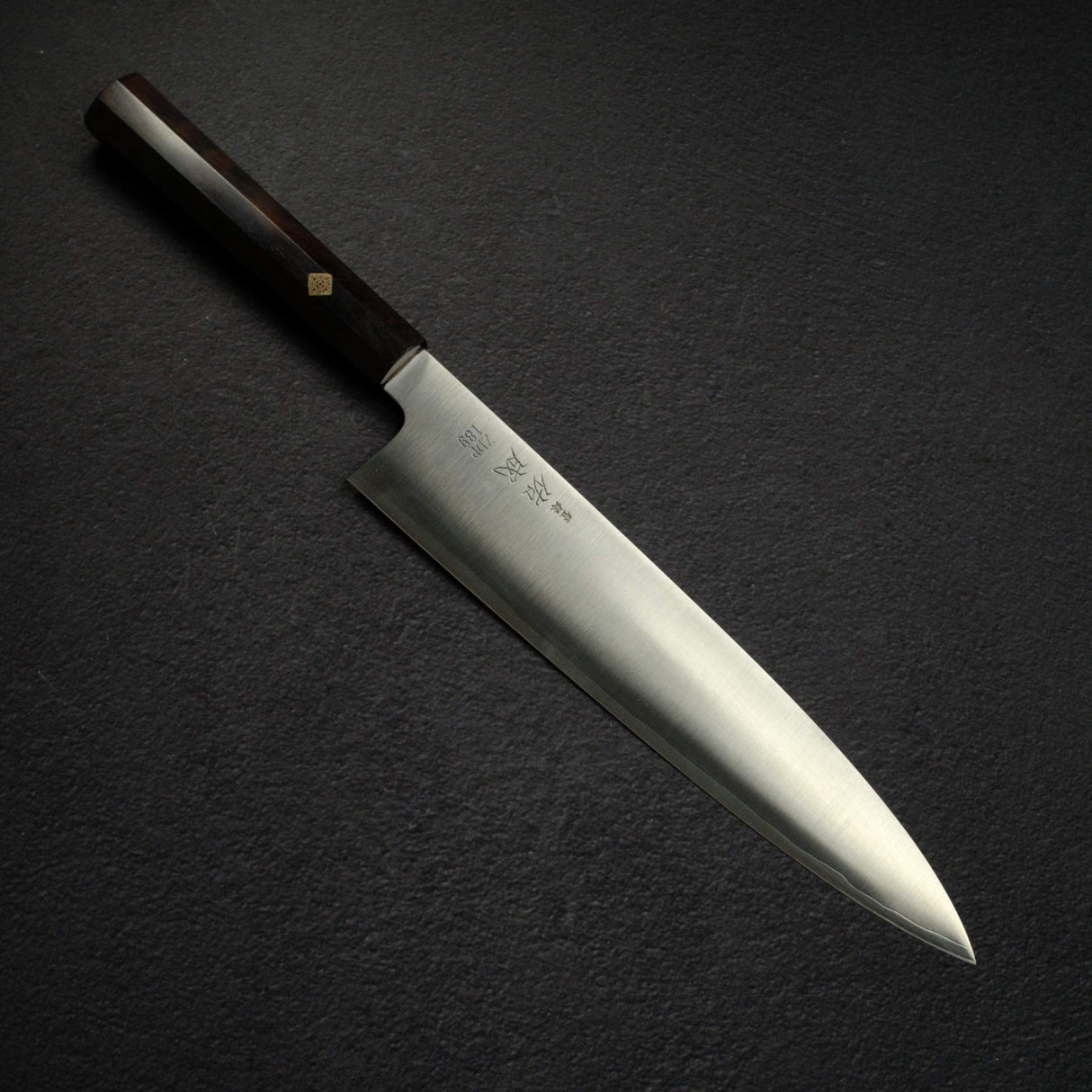 Sukenari ZDP-189 Hairline Gyuto 270mm,  Slim Ebony Mosaic