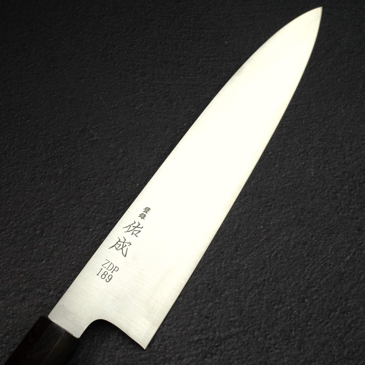 Sukenari ZDP-189 Hairline Gyuto 270mm,  Slim Ebony Mosaic