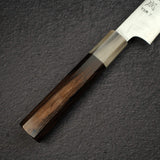 Sukenari YXR7 Petty 165mm, Ebony Handle with Blonde/Marble Ferrule