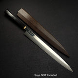 Sukenari HAP40 Mirror Polished Yanagiba 330 mm, Ebony Brass Handle