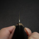 Sukenari SG2 Hairline K-tip Gyuto 240mm, Ebony Handle with Blonde/Marble Ferrule
