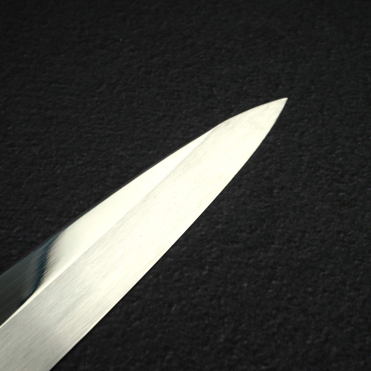 Sukenari HAP40 Mirror Polished Yanagiba 330 mm, Ebony Brass Handle (Hatsukokoro Engraved))
