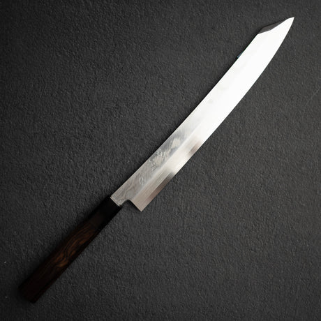 初心 x Shimizu 銀三鋼 ダマスカス 切付柳刃 270mm
