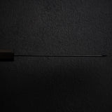 二唐刃物鍛造所 スーパーゴールド2 黒打ち 槌目 切付菜切 170mm エボニー