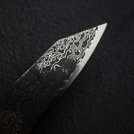 初心 流氷 SG2 黒ダマスカス 切付牛刀 240mm
