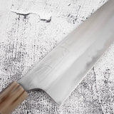 眞崎 直樹 白二鋼 本三枚 牛刀 240mm 鞘付き