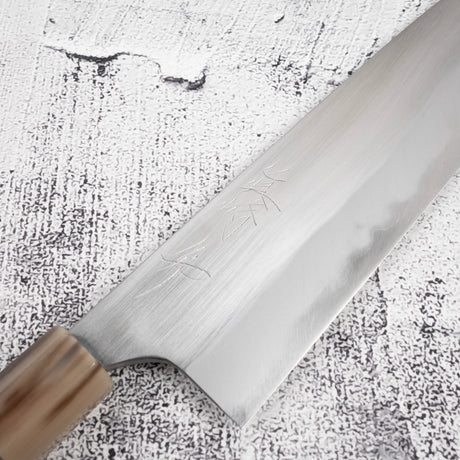 眞崎 直樹 白二鋼 本三枚 牛刀 240mm 鞘付き