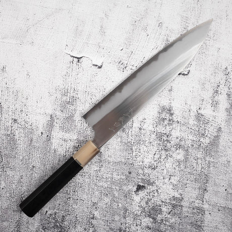 眞崎 直樹 白二鋼 本三枚 牛刀 240mm 鞘付き