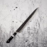 藤原照康刃物工芸 電化 青紙スーパー 黒打ち 筋引 300mm