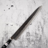 藤原照康刃物工芸 電化 青紙スーパー 黒打ち 筋引 300mm