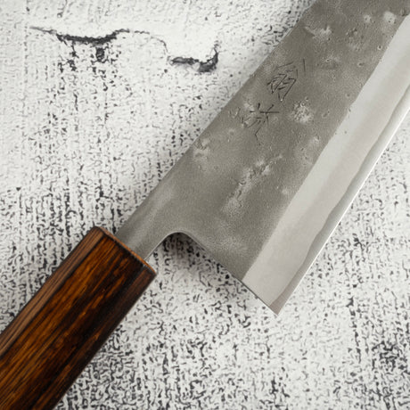 刃道 織 SLD鋼 梨地 切付牛刀 200mm