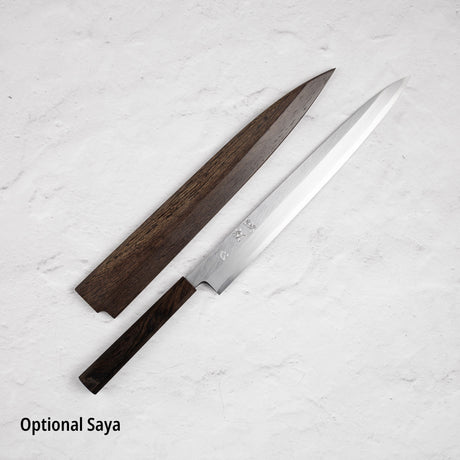 初心 x 明神利器制作所 白鷺 白二鋼 柳刃 330mm