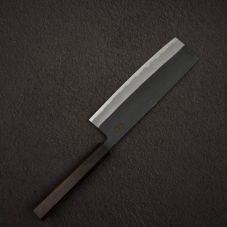初心 青鷺 青二鋼 黒打 菜切 165mm