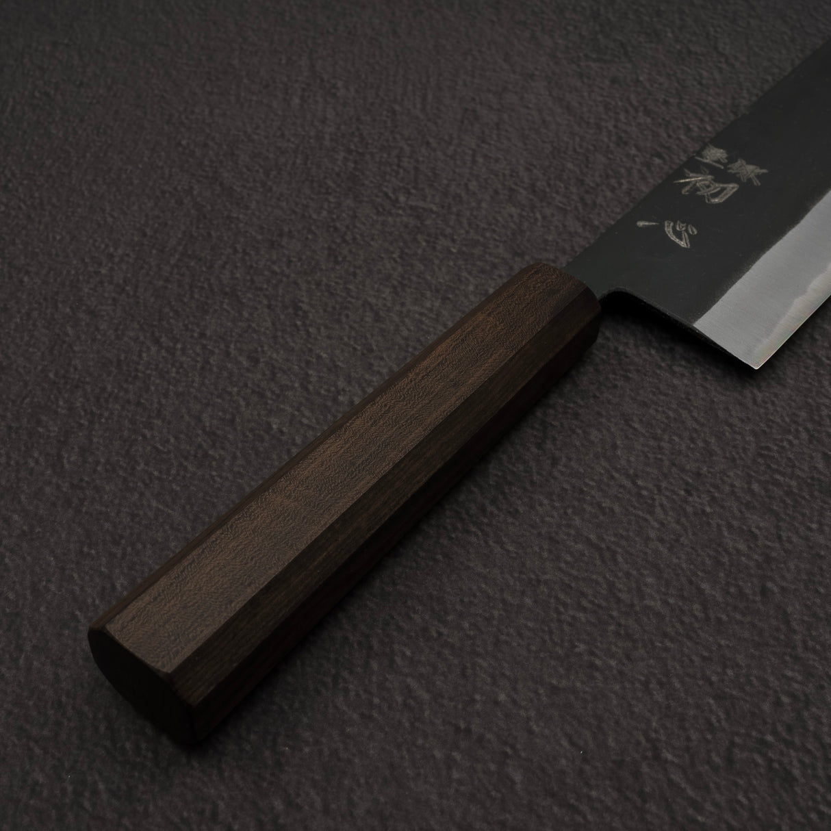 初心 青鷺 青二鋼 黒打 菜切 165mm