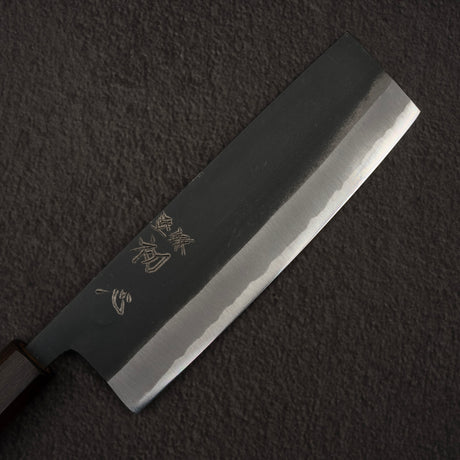 初心 青鷺 青二鋼 黒打 菜切 165mm