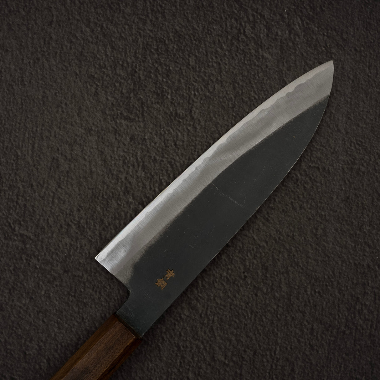 初心 青鷺 青二鋼 黒打 三徳 180mm