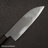 初心 青二鋼 ダマスカス 磨き 三徳 180mm