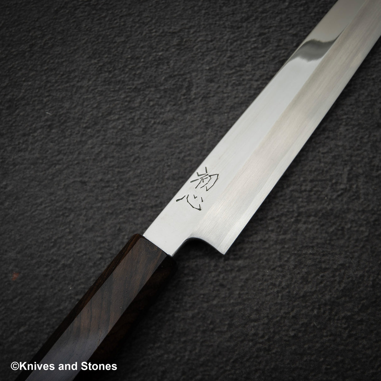 初心 FAXR2 粉末ハイス鋼 切付柳刃 270mm ミラーポリッシュ エボニーハンドル