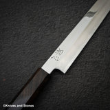 初心 FAXR2 粉末ハイス鋼 切付柳刃 270mm ミラーポリッシュ エボニーハンドル