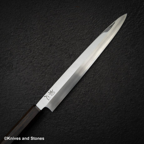 初心 FAXR2 粉末ハイス鋼 柳刃 240mm ミラーポリッシュ エボニーハンドル