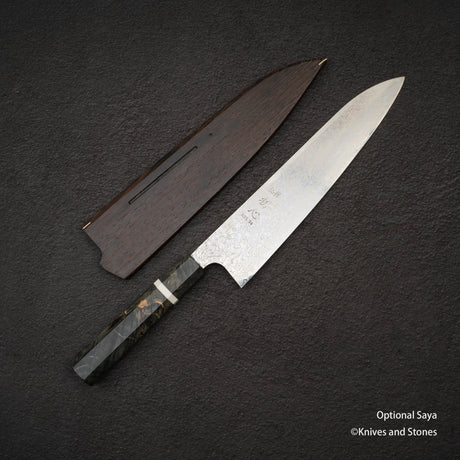 初心 銀河 ATS34 ダマスカス 牛刀 240mm