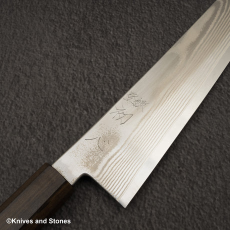 初心 銀霜 銀三鋼 ニッケル ダマスカス 牛刀 210mm