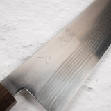 初心 銀霜 銀三鋼 ニッケルダマスカス 牛刀 240mm