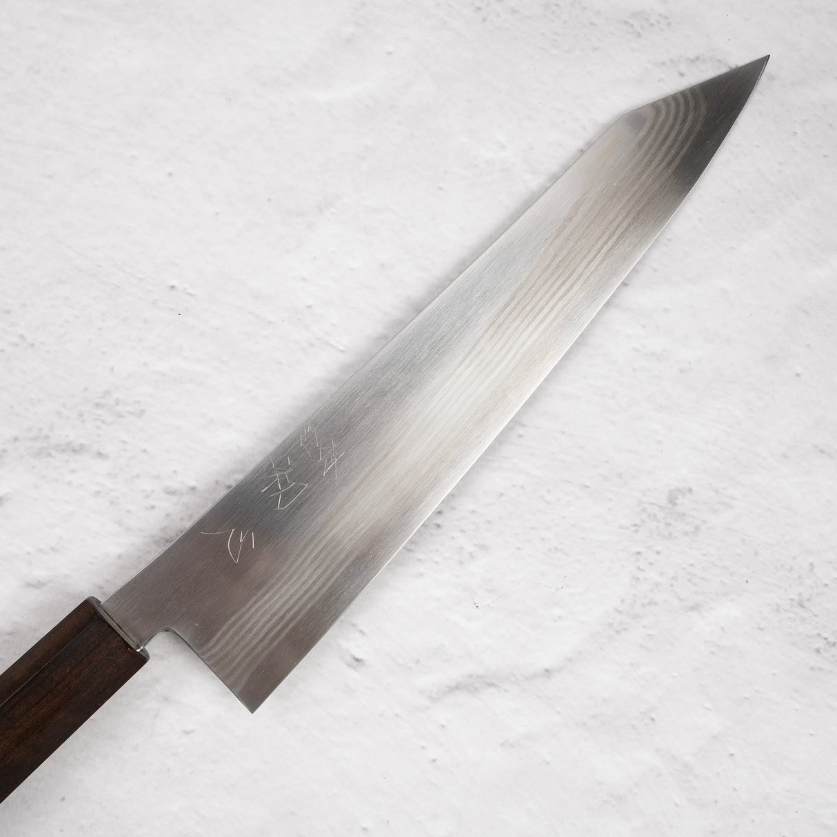 初心 銀霜 銀三鋼 ニッケルダマスカス 切付牛刀 240mm