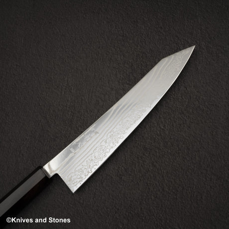 初心 隼 ATS34 ダマスカス 切付牛刀 240mm