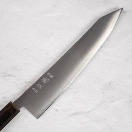 初心 隼 ATS34 三層 切付牛刀 240mm