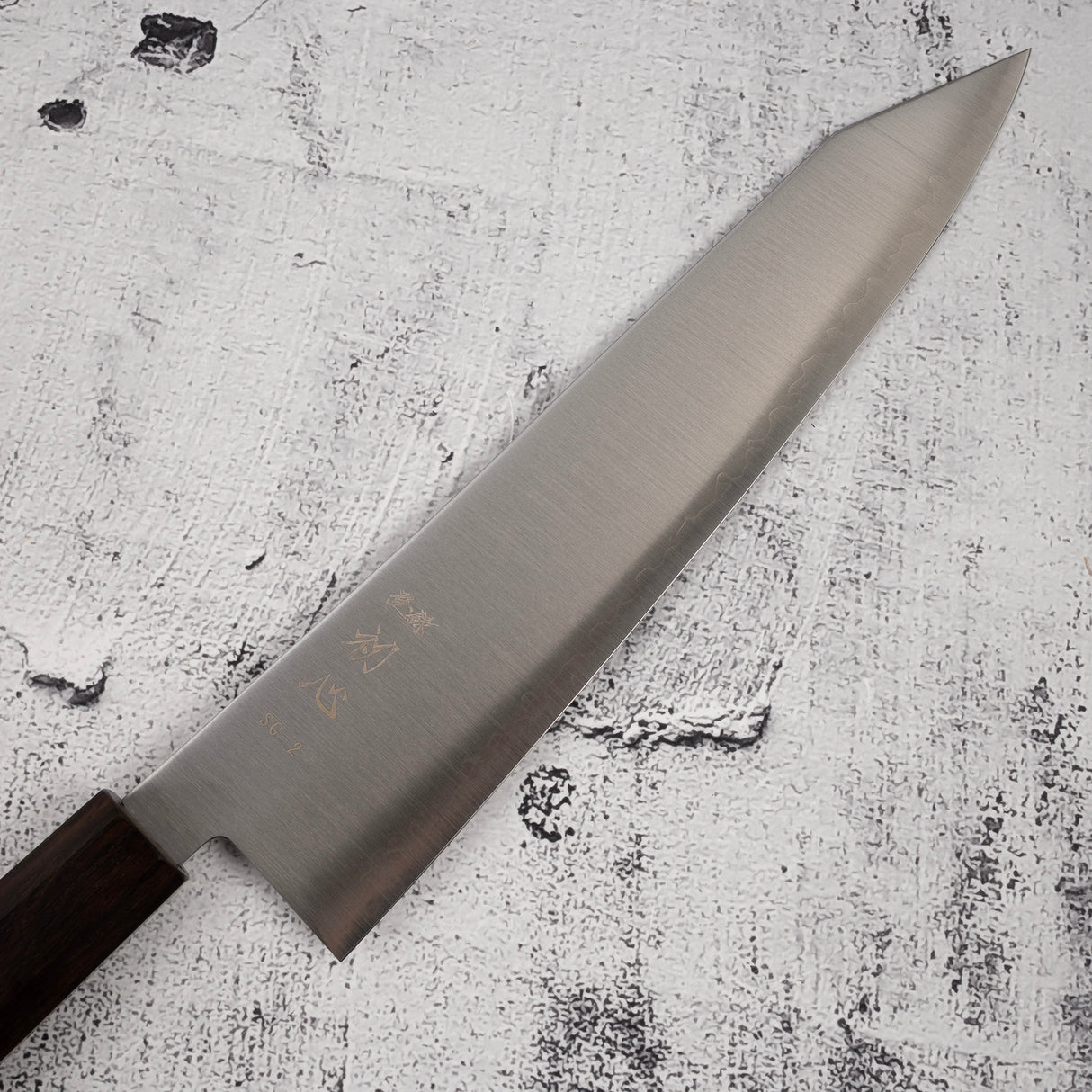 初心 隼 スーパーゴールド2 磨き 切付牛刀 240mm