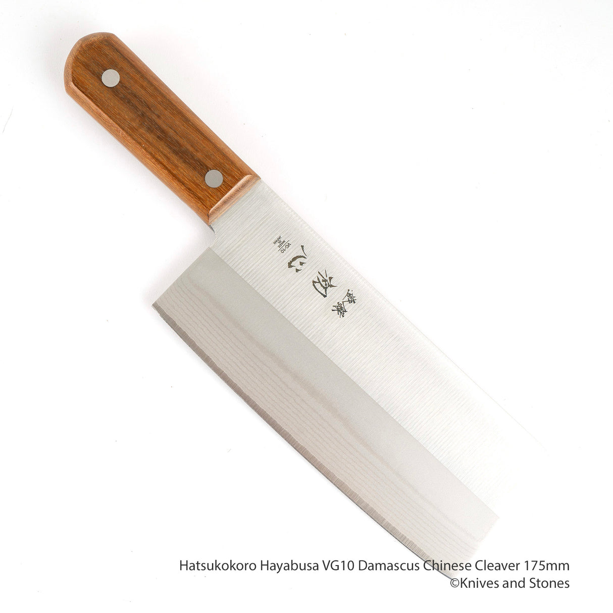 初心 隼 VG10 ダマスカス 中華包丁 175mm