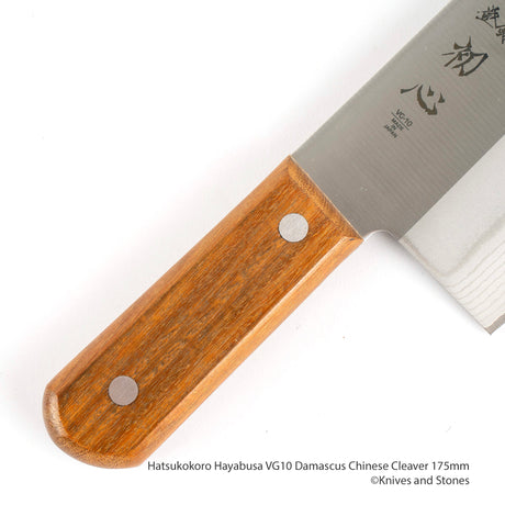 初心 隼 VG10 ダマスカス 中華包丁 175mm