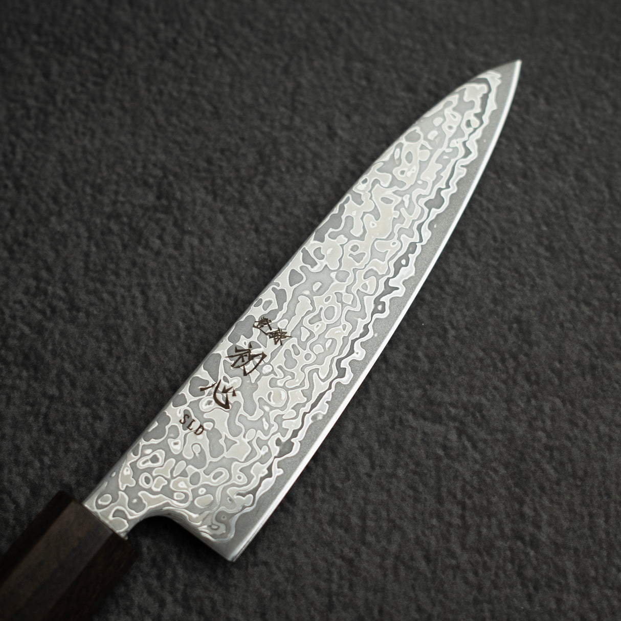 初心 光 SLD鋼 ダマスカス ペティナイフ 130mm