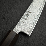 初心 光 SLD鋼 ダマスカス ペティナイフ 130mm
