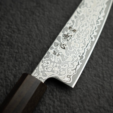 初心 光 SLD鋼 ダマスカス ペティナイフ 130mm