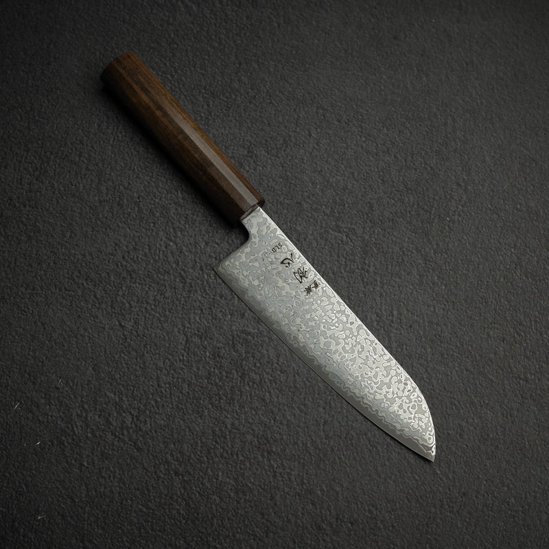 初心 光 SLD鋼 ダマスカス 三徳 170mm