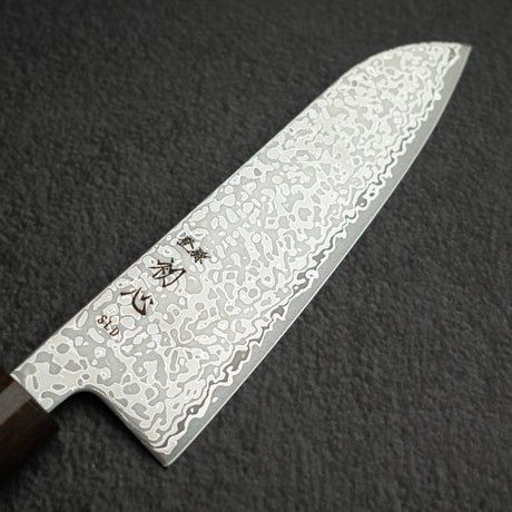 初心 光 SLD鋼 ダマスカス 三徳 170mm